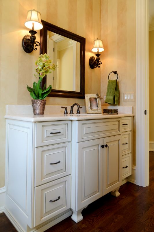 Elegant Vanity and Mirror